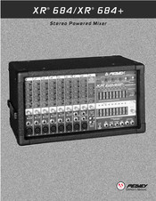 Peavey XR 684+ Owner's Manual