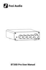 Fosi Audio BT30D PRO User Manual