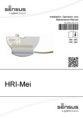 Xylem sensus HRI-Mei Installation, Operation And Maintenance Manual