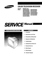 Samsung CS21F52TSXBWT Service Manual