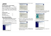 Planet WL-8305 Quick Installation Manual