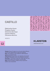 Klarstein 10030731 Manual