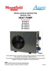 Mountfield Azuro BP-140HS-A Installation Instructions Manual