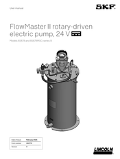 SKF Lincoln FlowMaster II 85878 User Manual