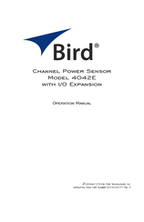 BIRD 4042E Operation Manual