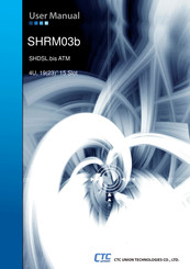 CTC Union SHRM03b TDM Series User Manual