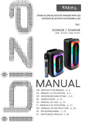 Ibiza Sound SIGMA20 Instruction Manual