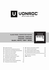 VONROC CH511AC Original Instructions Manual