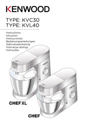 Kenwood Chef KVC3100S Instructions Manual