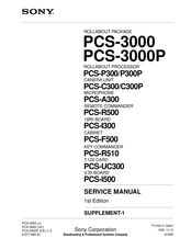 Sony PCS-3000P Service Manual
