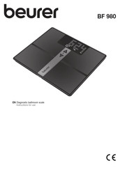 Beurer BF 980 Instructions For Use Manual