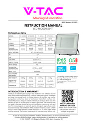 V-TAC 23443 Instruction Manual