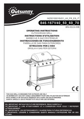 Outsunny 846-167V40 Operating Instructions Manual