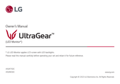 LG 45GR65DC Owner's Manual