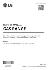 LG LSGL583CF Owner's Manual