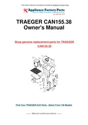 Traeger CAN155.02 Owner's Manual