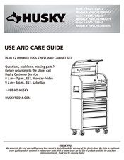 Husky H36CH6TR6WHT Use And Care Manual