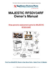 Vermont Castings RFSDV24 Installation Instructions And Homeowner's Manual