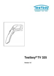 Testboy TV 325 Operating Instructions Manual