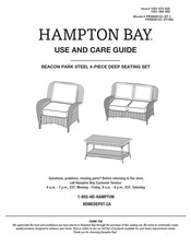 HAMPTON BAY BEACON PARK FRS80812C-ST-1 Use And Care Manual