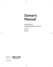 GE Advantium ZSC2201 Owner's Manual