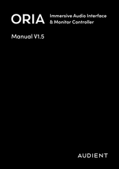 Audient ORIA Manual