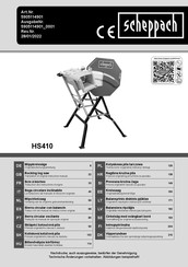 Scheppach 5905114901 Instruction Manual
