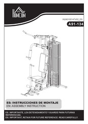 Homcom A91-134 Assembly Instruction Manual