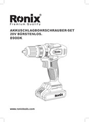 Ronix 8900 Manual