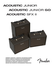 Fender Acoustic Junior Owner's Manual