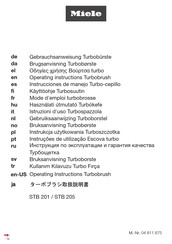 Miele STB 205 Operating Instructions Manual