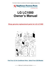 LG LEA1010ACL Svc Manual