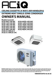 ACIQ ACiQ-CC-GRILLE-C Owner's Manual