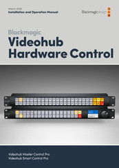 Blackmagicdesign Videohub Smart Control Pro Installation And Operation Manual