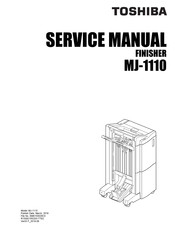 Toshiba MJ-1110 Service Manual