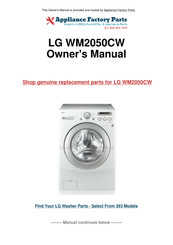 LG WM2050CW Service Manual
