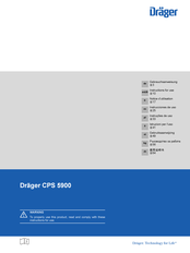 Dräger CPS 5900 Instructions For Use Manual