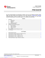 Texas Instruments TPS6125 EVM Series User Manual