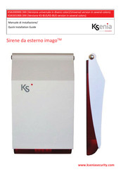 Ksenia imago KSI6300000.3 Series Quick Installation Manual