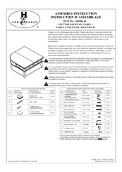 Homelegance 3503BK-01 Assembly Instruction