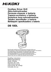HIKOKI DB 10DL Handling Instructions Manual