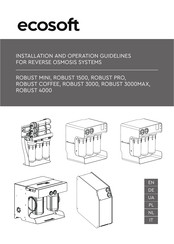 Ecosoft ROBUST COFFEE Installation And Operation Manuallines