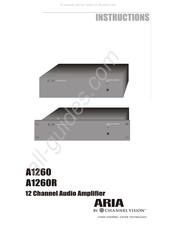 Channel Vision Aria A1260 Instructions Manual