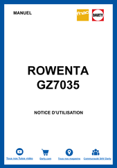 Rowenta X-CLEAN 10 Instructions For Use Manual