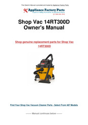 Shop-Vac QPL Series User Manual