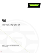 Shure AD1 User Manual