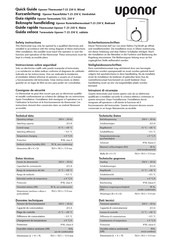 Uponor T-23 Quick Manual