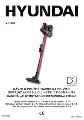 Hyundai VC 609 Instruction Manual