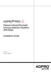 Xtralis ADPRO PRO Installation Manual