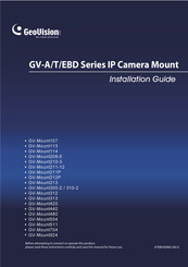 GeoVision GV-Mount213 Installation Manual